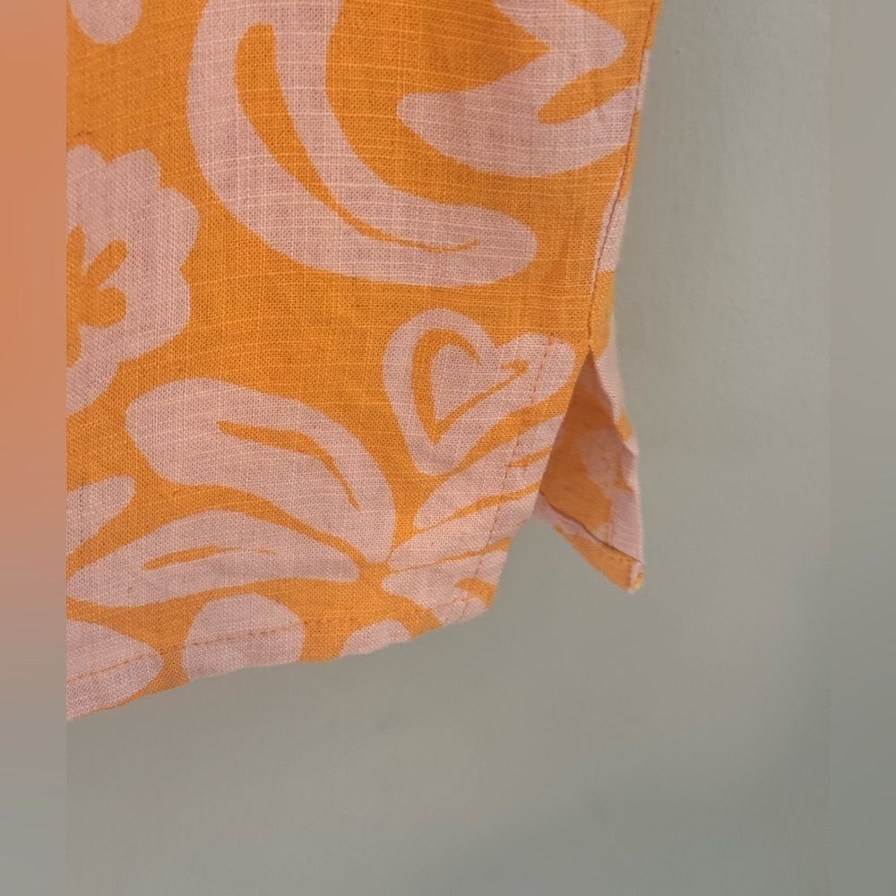 ASOS DESIGN Mini Sundress Size 2 New ruched bust cut‎ out detail tropical print - Picture 4 of 7